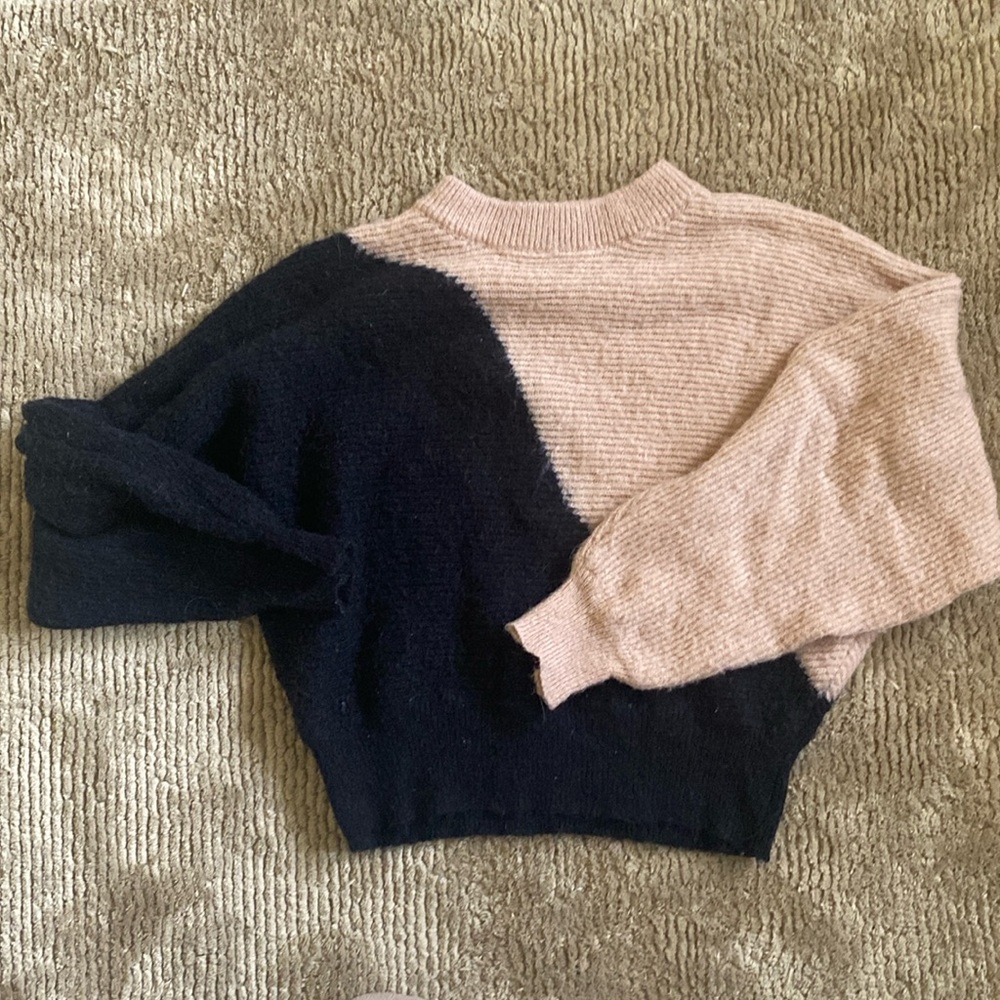Lush two color sweater
